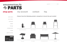 Tablet Screenshot of emuamericasparts.com